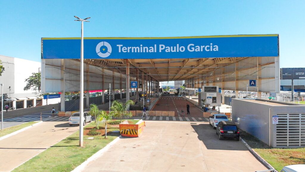 O nome do terminal faz homenagem ao ex-prefeito Paulo Garcia /Foto: Reprodução 